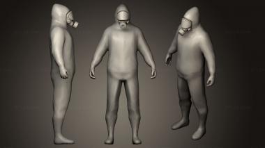 Figurines of people Chemical Worker 3d model